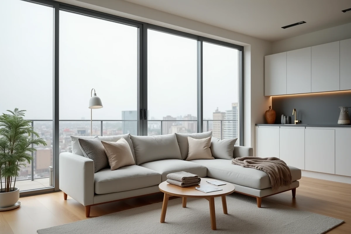 Appartement Airbnb vide entre deux réservations illustrant les périodes de vacance locative