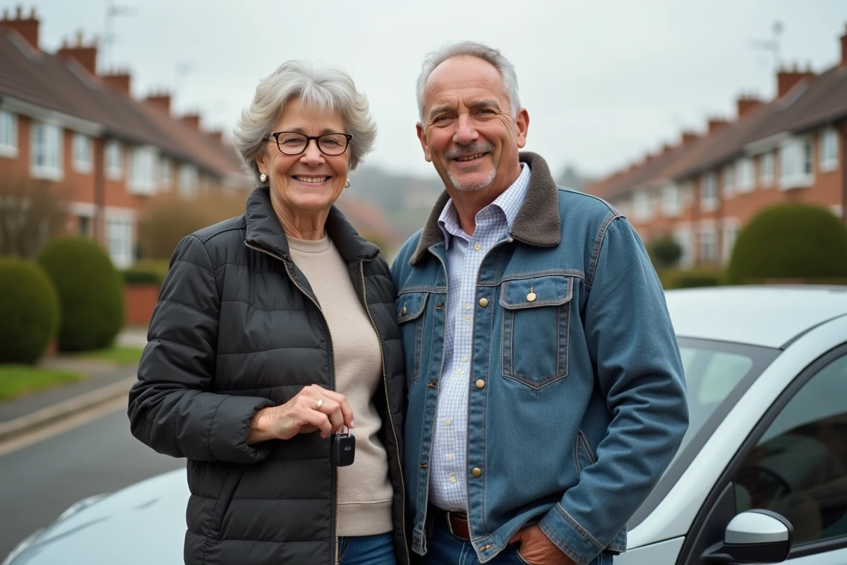 Couple périurbain dépendant de la voiture individuelle face aux contraintes de mobilité liées à l'éloignement des centres urbains